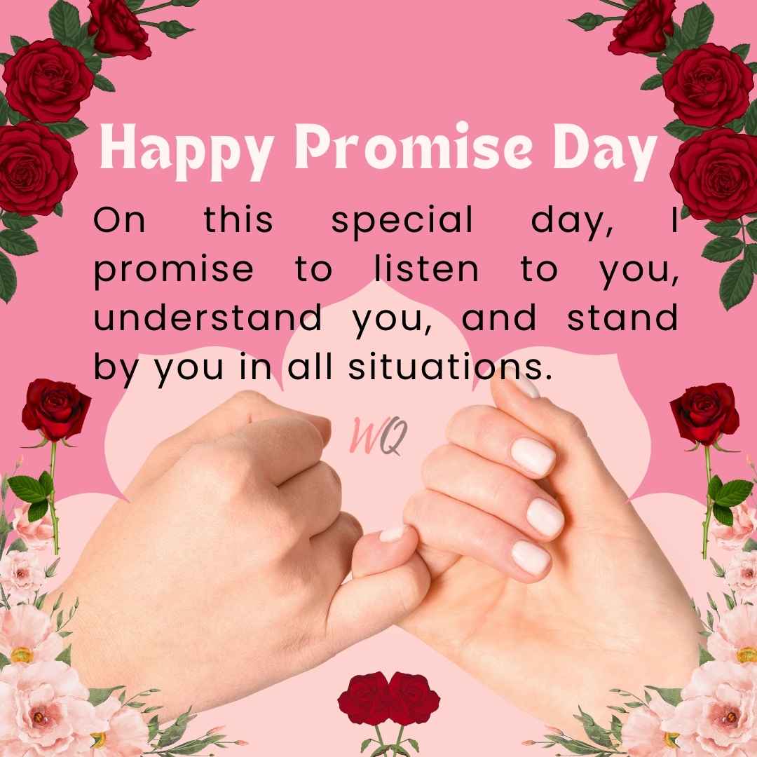 Promise Day Wishes And Images - 2024 - WishingQuote